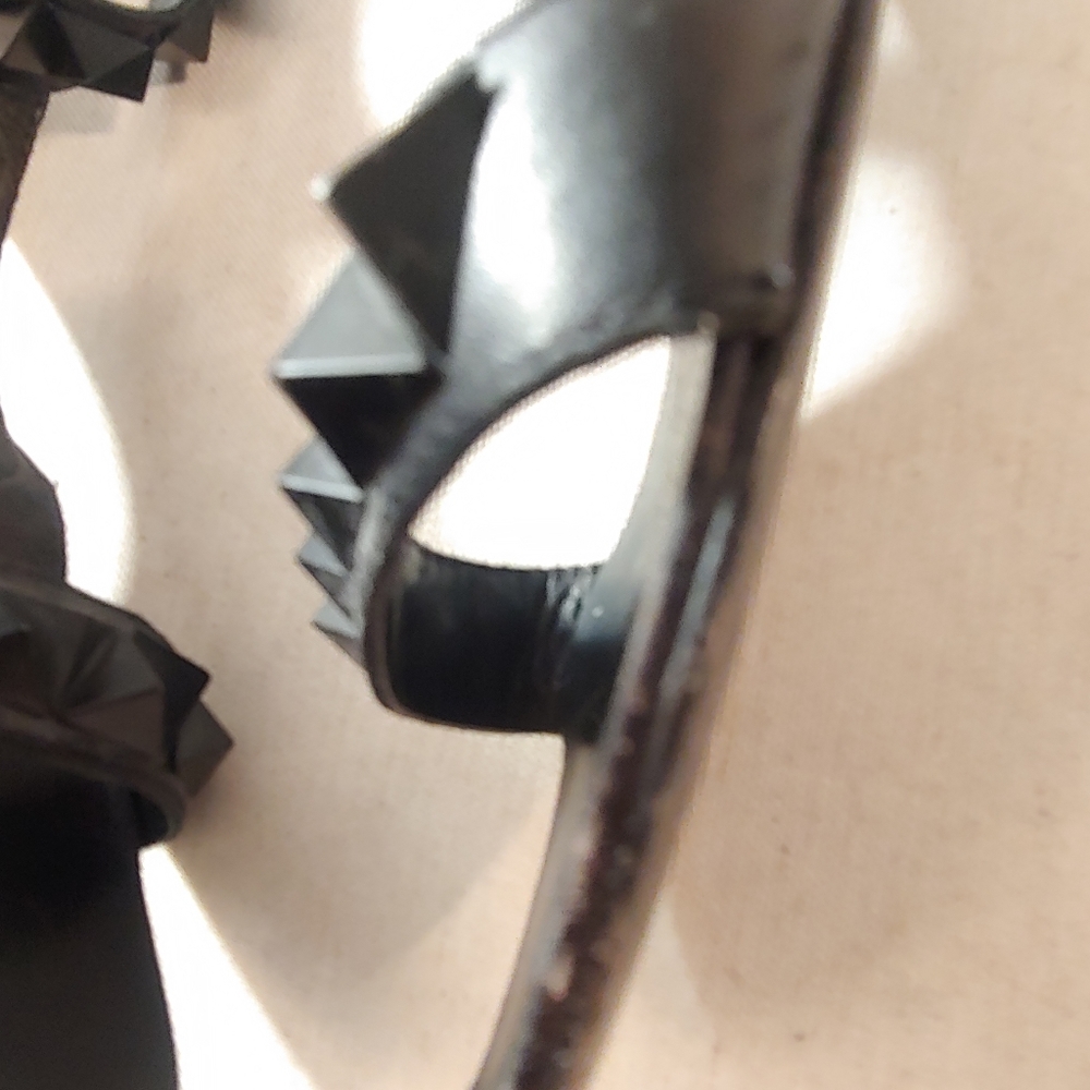 ASH Gladiator Studded Black Open Toe Sandals 37 - Picture 6 of 14